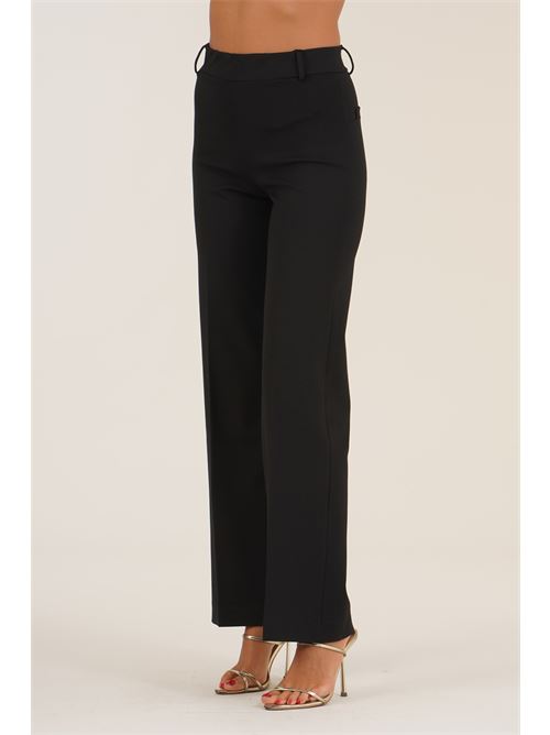 Pantalone in punto milano elastico Elmas Phil | 011253NERO